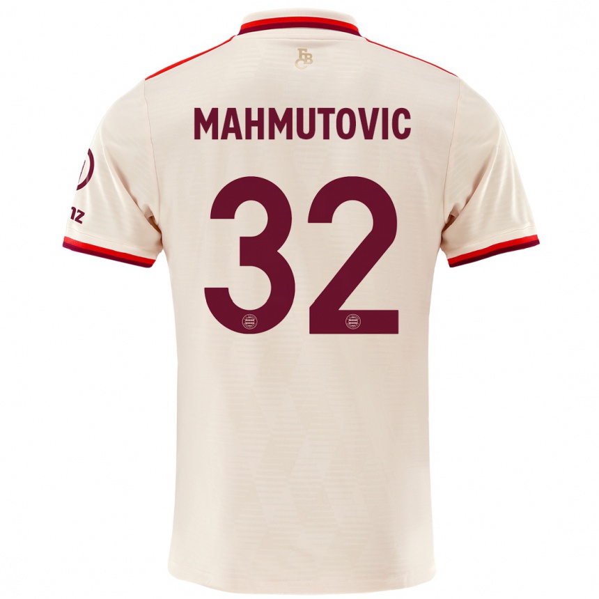 Mujer Fútbol Camiseta Ena Mahmutovic #32 Lino Equipación Tercera 2024/25 Perú