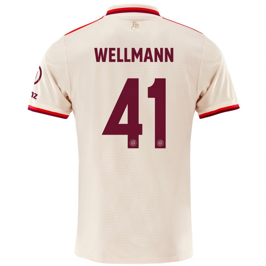 Mujer Fútbol Camiseta Anna Wellmann #41 Lino Equipación Tercera 2024/25 Perú