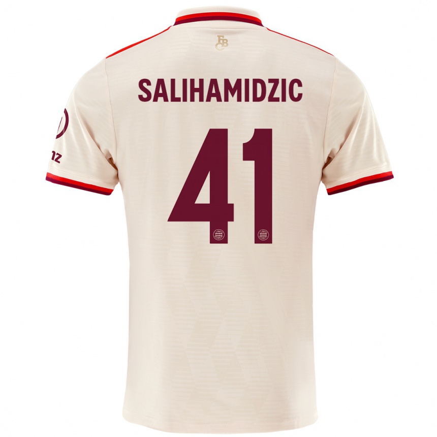 Mujer Fútbol Camiseta Nick Salihamidzic #41 Lino Equipación Tercera 2024/25 Perú