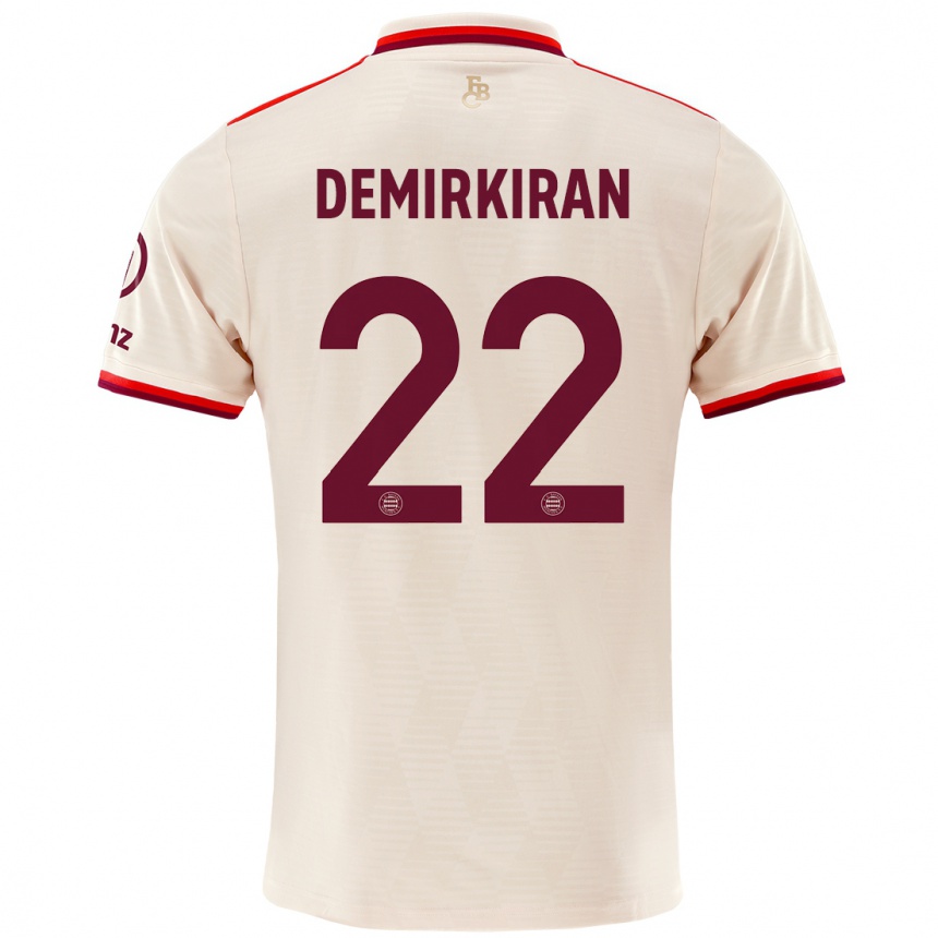 Mujer Fútbol Camiseta Ediz Demirkiran #22 Lino Equipación Tercera 2024/25 Perú