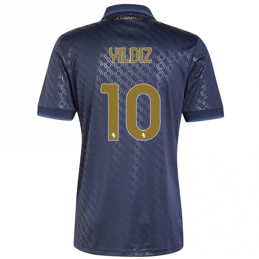 Mujer Fútbol Camiseta Kenan Yildiz #10 Azul Marino Equipación Tercera 2024/25 Perú