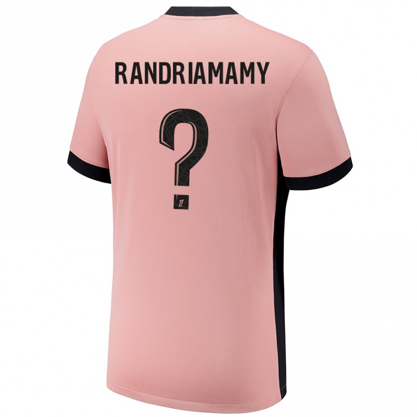 Mujer Fútbol Camiseta Mathyas Randriamamy #0 Rosa Óxido Equipación Tercera 2024/25 Perú