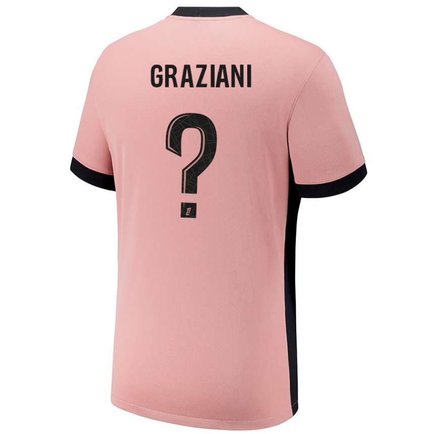 Mujer Fútbol Camiseta Ornella Graziani #0 Rosa Óxido Equipación Tercera 2024/25 Perú