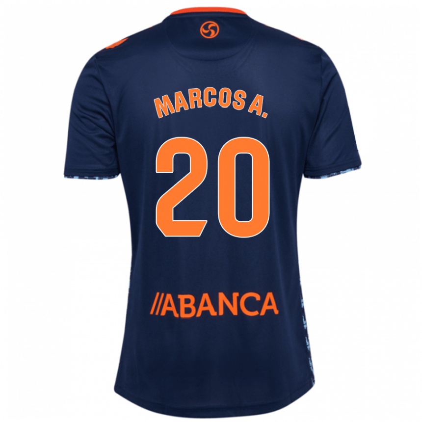 Niño Fútbol Camiseta Marcos Alonso #20 Negro Rojo 2ª Equipación 2024/25 Perú