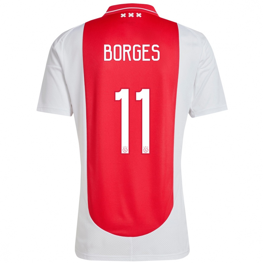 Niño Fútbol Camiseta Carlos Forbs #11 Rojo Blanco 1ª Equipación 2024/25 Perú