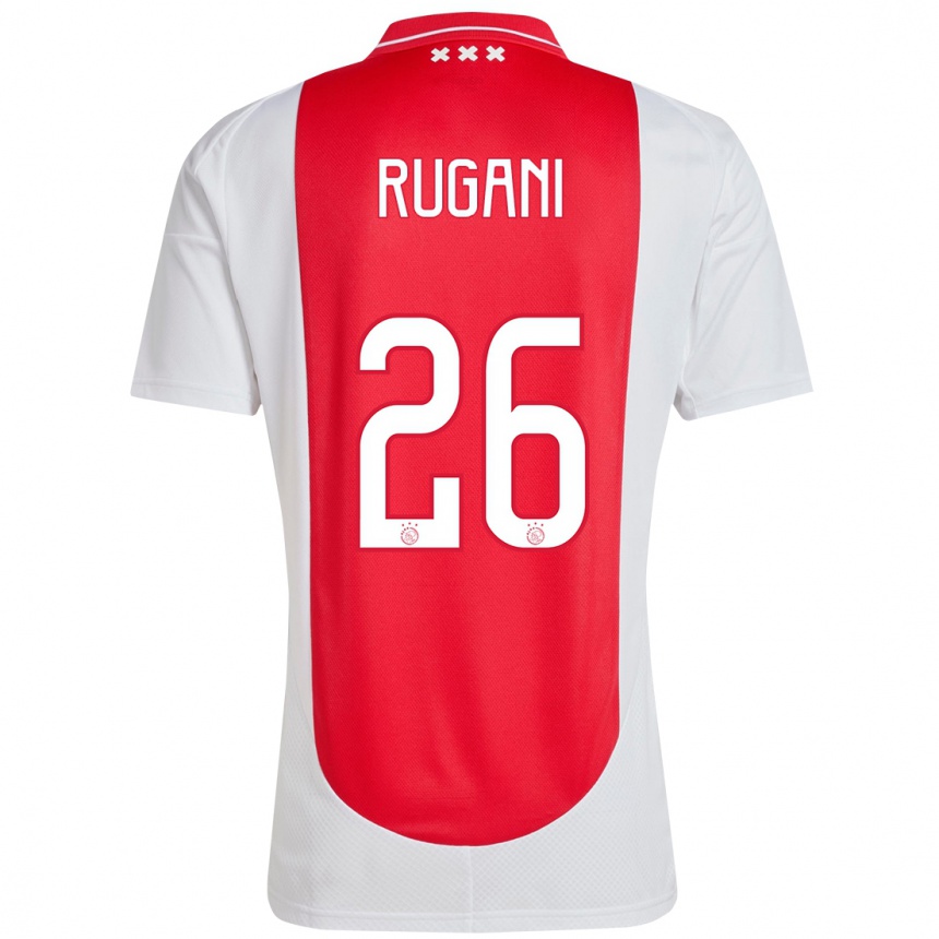 Niño Fútbol Camiseta Daniele Rugani #26 Rojo Blanco 1ª Equipación 2024/25 Perú