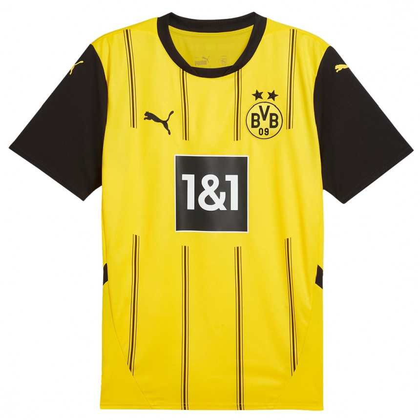 Niño Fútbol Camiseta Mats Hummels #15 Amarillo Negro 1ª Equipación 2024/25 Perú