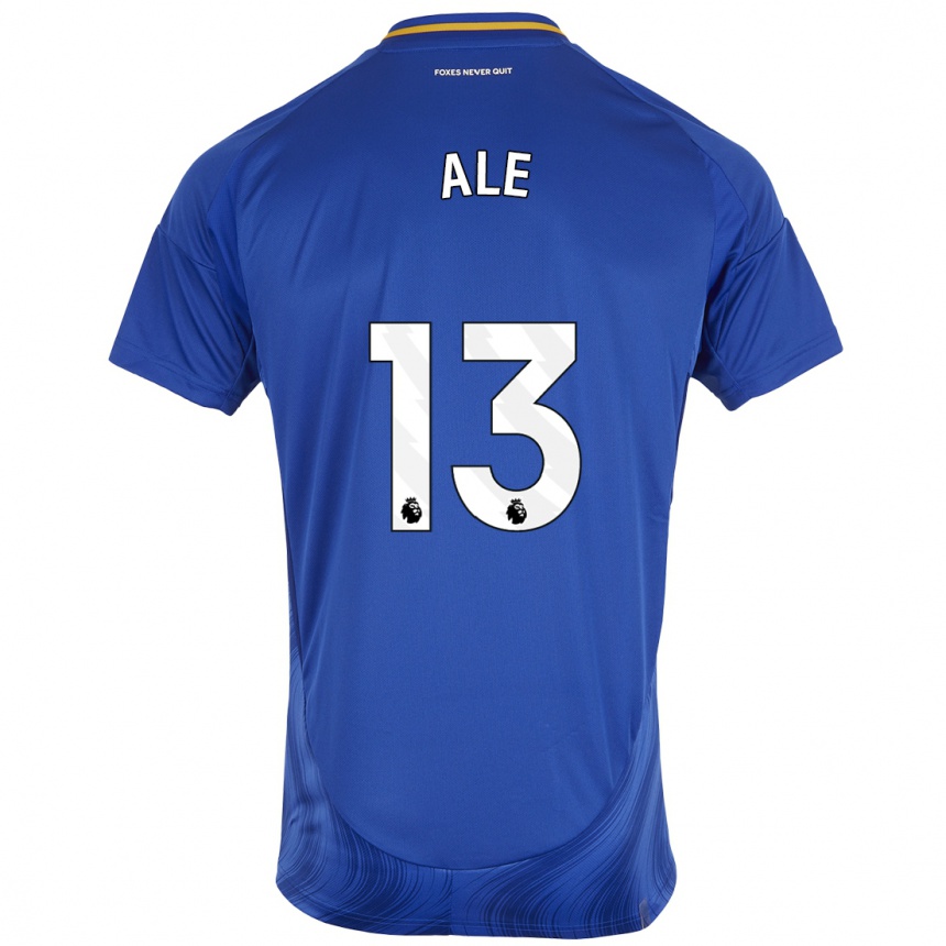 Niño Fútbol Camiseta Asmita Ale #13 Azul Blanco 1ª Equipación 2024/25 Perú