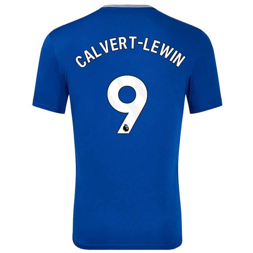 Niño Fútbol Camiseta Dominic Calvert-Lewin #9 Azul Con 1ª Equipación 2024/25 Perú