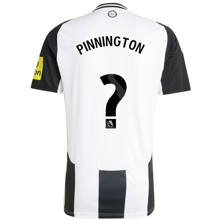 Niño Fútbol Camiseta Sam Pinnington #0 Blanco Negro 1ª Equipación 2024/25 Perú