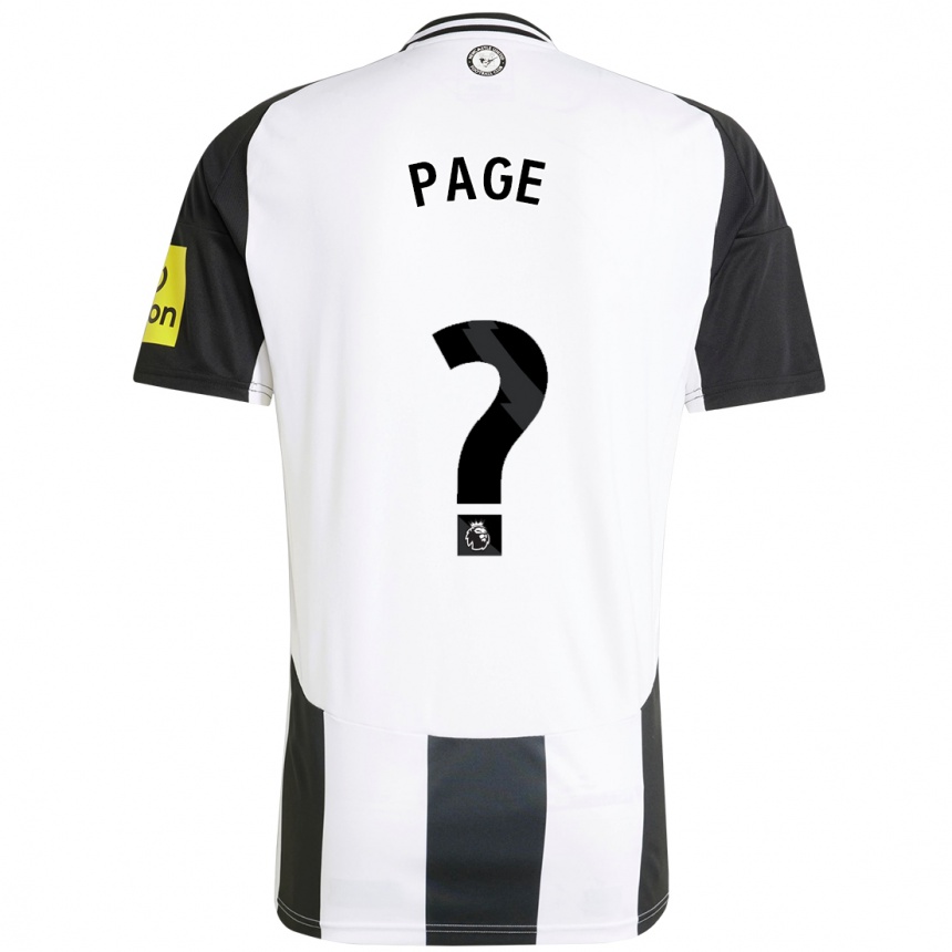 Niño Fútbol Camiseta Eden Page #0 Blanco Negro 1ª Equipación 2024/25 Perú