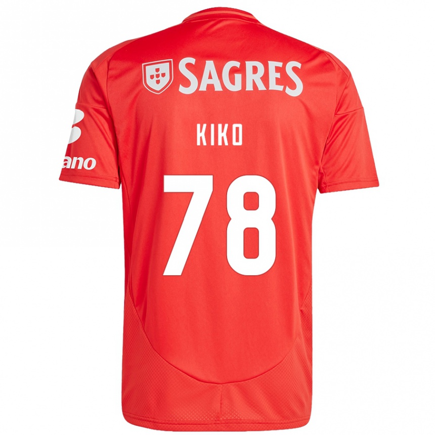 Niño Fútbol Camiseta Kiko #78 Rojo Blanco 1ª Equipación 2024/25 Perú