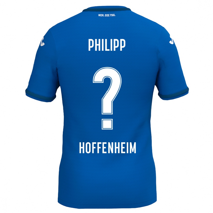 Niño Fútbol Camiseta Tim Philipp #0 Azul Real 1ª Equipación 2024/25 Perú