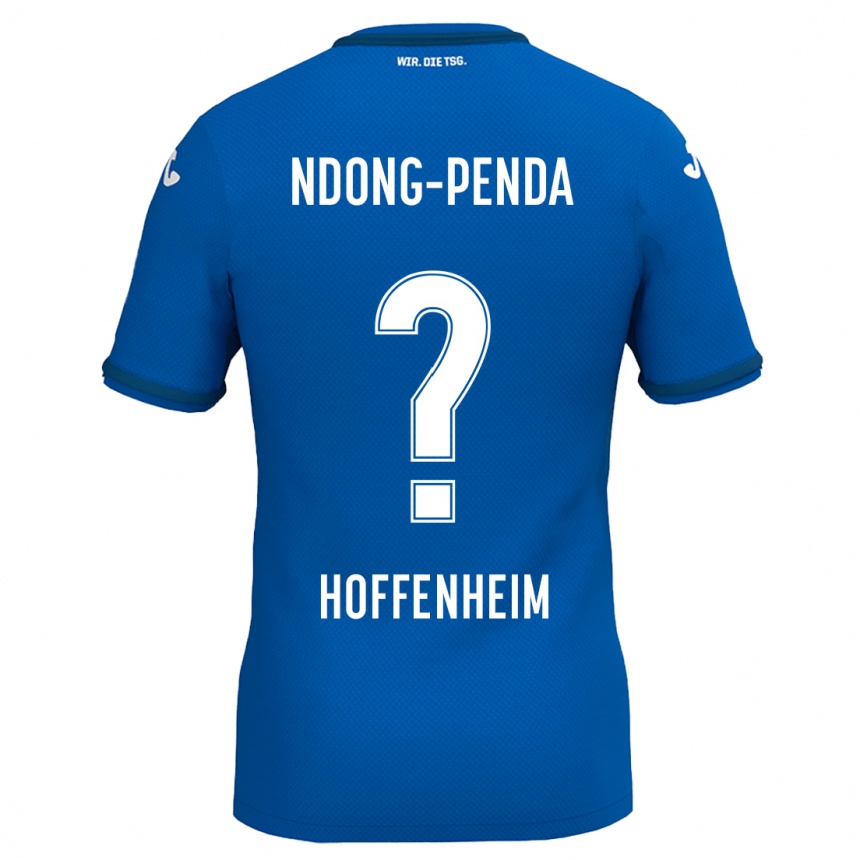 Niño Fútbol Camiseta Maxime Ndong-Penda #0 Azul Real 1ª Equipación 2024/25 Perú