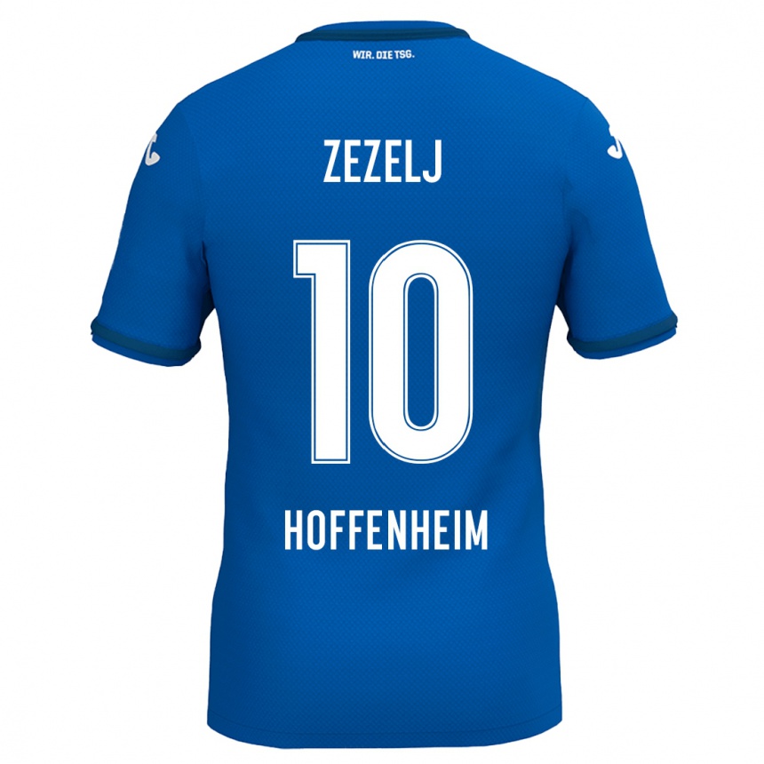 Niño Fútbol Camiseta Neno Zezelj #10 Azul Real 1ª Equipación 2024/25 Perú