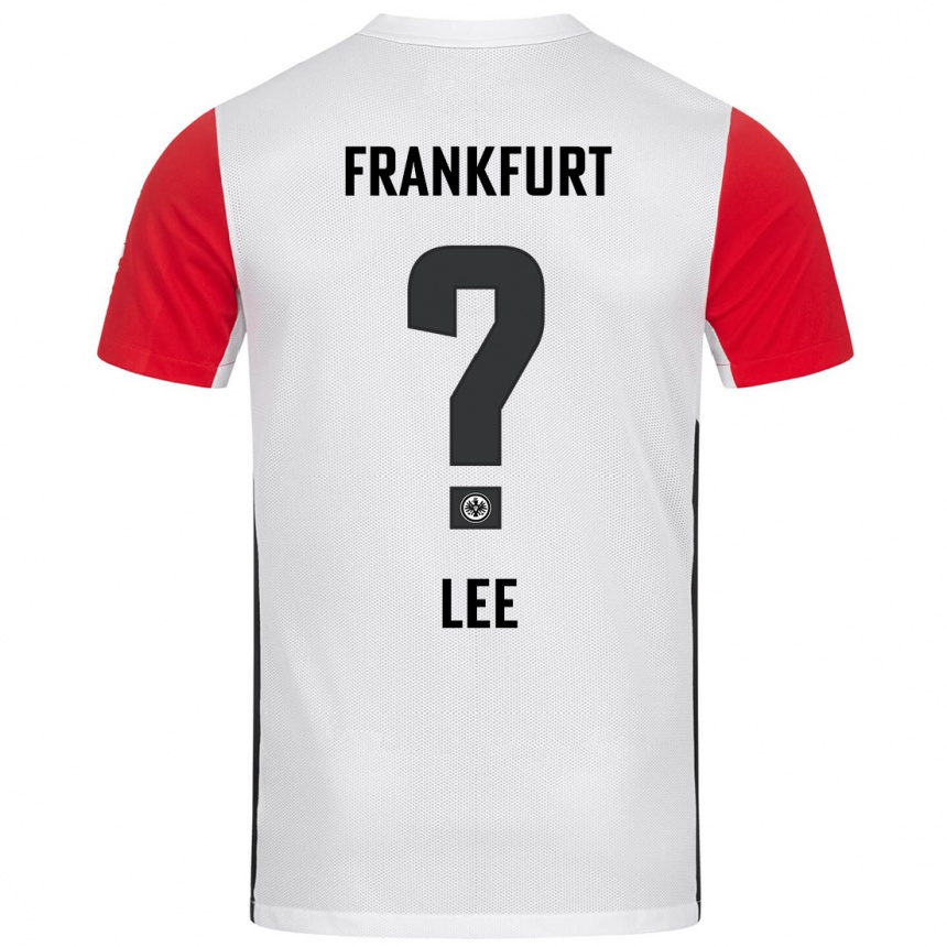 Niño Fútbol Camiseta Seong-Hyun Lee #0 Blanco Rojo 1ª Equipación 2024/25 Perú