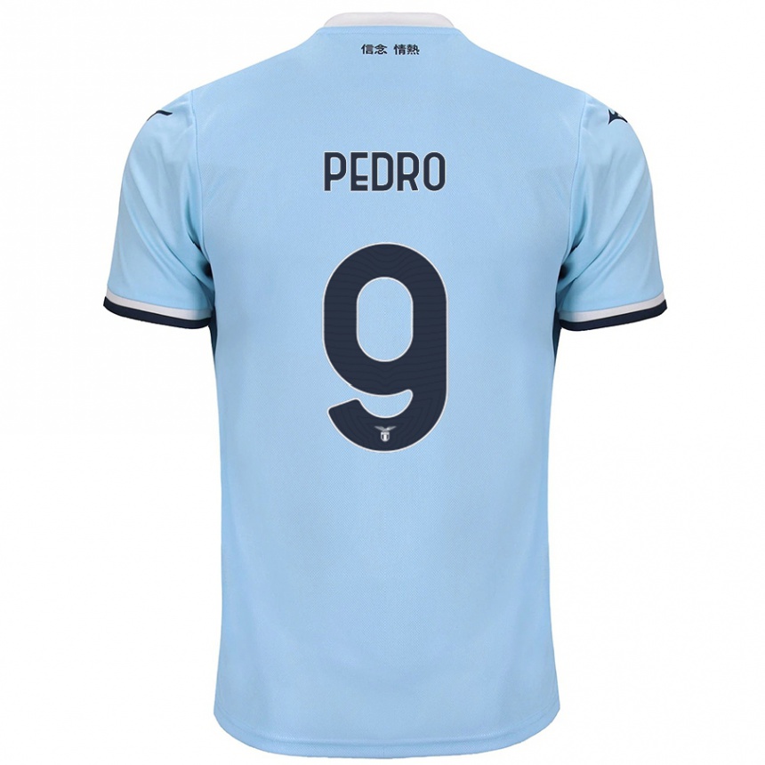 Niño Fútbol Camiseta Pedro #9 Azul 1ª Equipación 2024/25 Perú