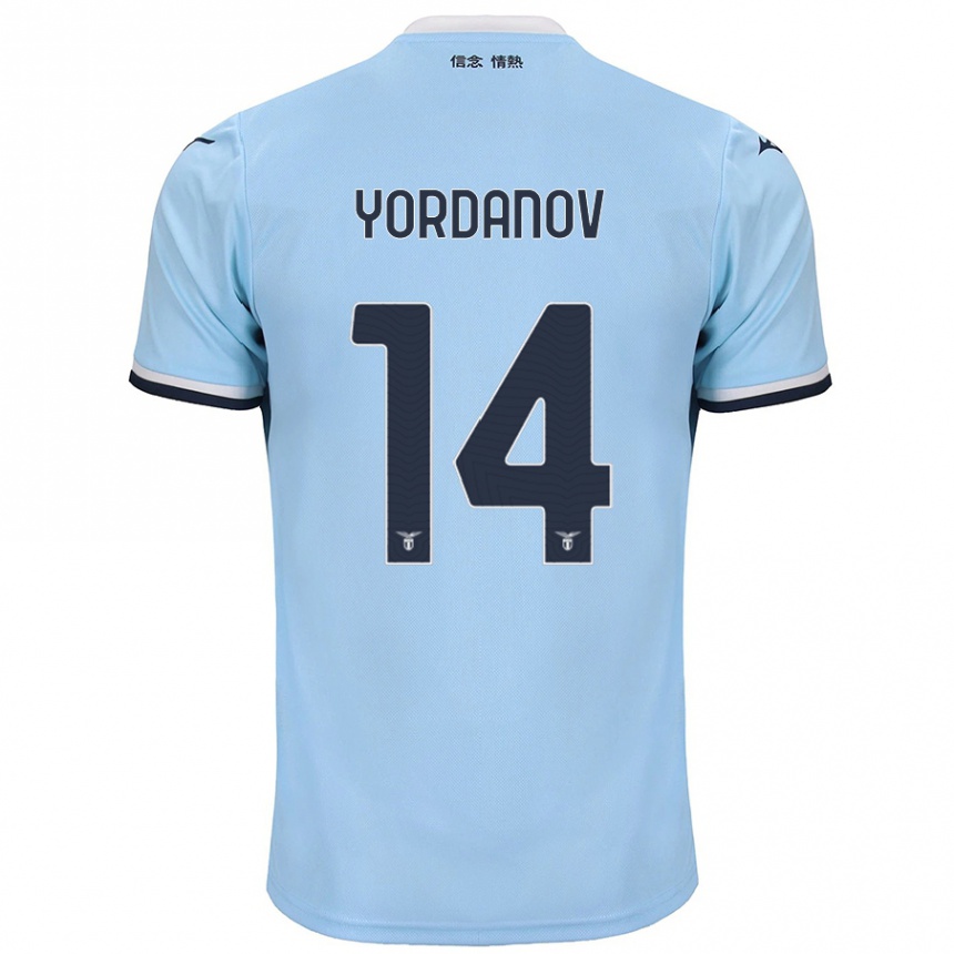 Niño Fútbol Camiseta Damyan Yordanov #14 Azul 1ª Equipación 2024/25 Perú