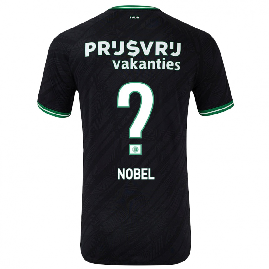 Niño Fútbol Camiseta Sem Nobel #0 Negro Verde 2ª Equipación 2024/25 Perú