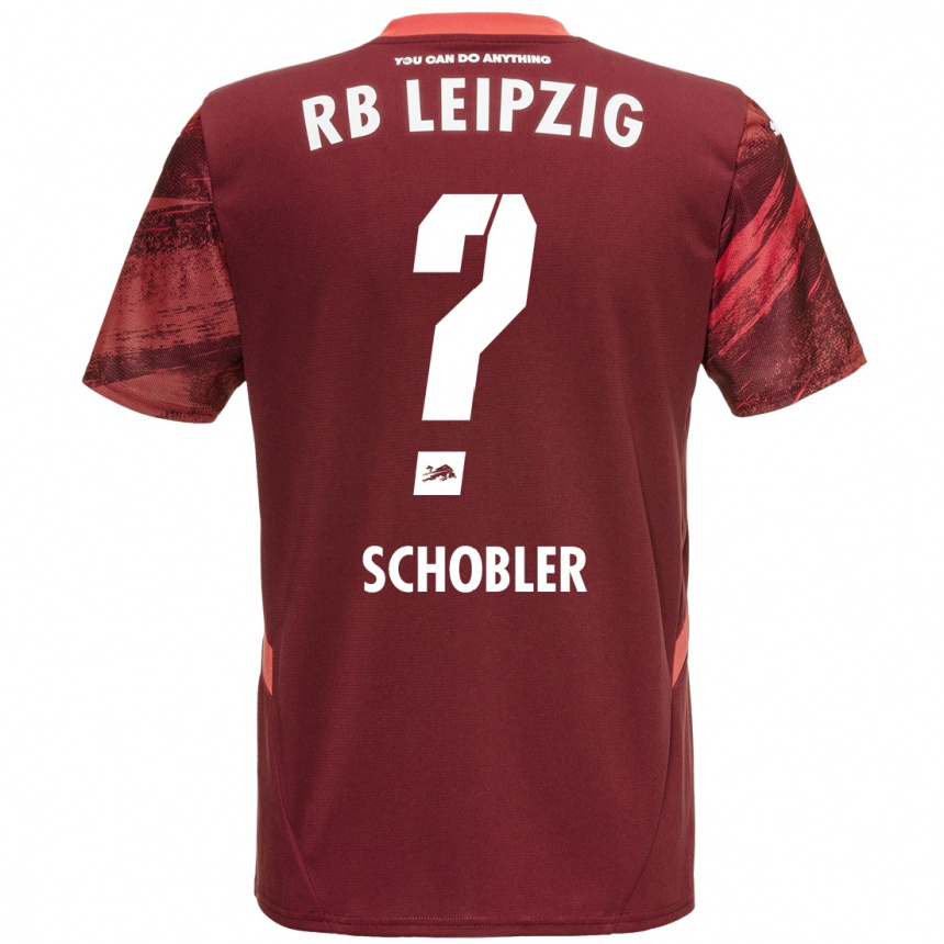 Niño Fútbol Camiseta Laurin Schößler #0 Borgoña 2ª Equipación 2024/25 Perú