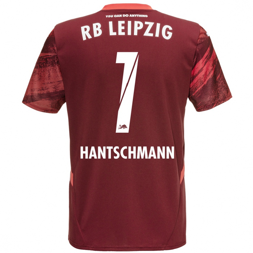 Niño Fútbol Camiseta Franz Hantschmann #1 Borgoña 2ª Equipación 2024/25 Perú