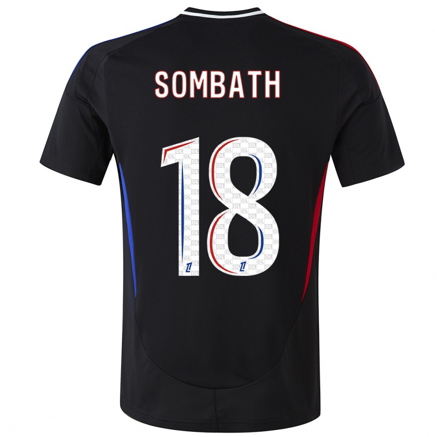 Niño Fútbol Camiseta Alice Sombath #18 Negro 2ª Equipación 2024/25 Perú