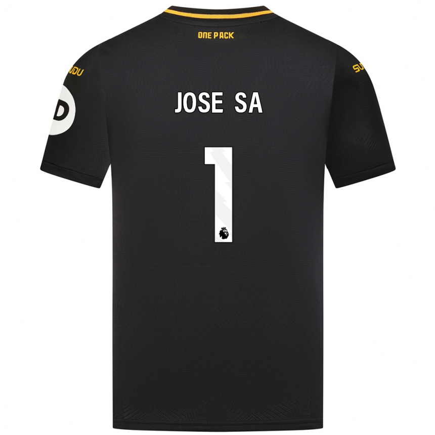 Niño Fútbol Camiseta José Sá #1 Negro 2ª Equipación 2024/25 Perú