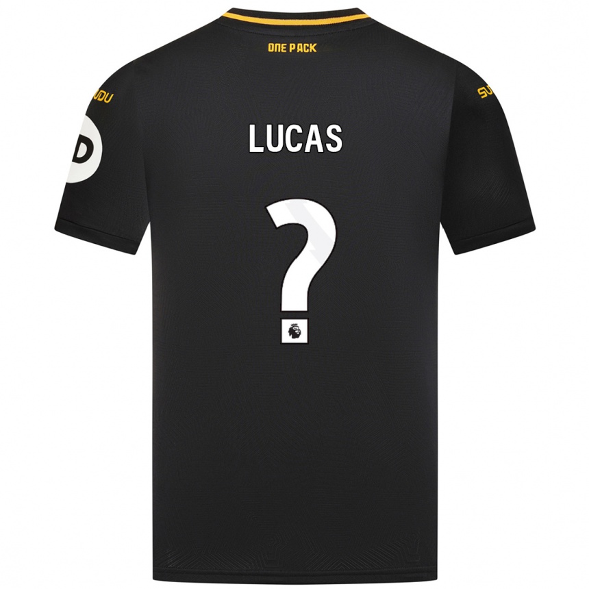 Niño Fútbol Camiseta Lucas Scicluna #0 Negro 2ª Equipación 2024/25 Perú