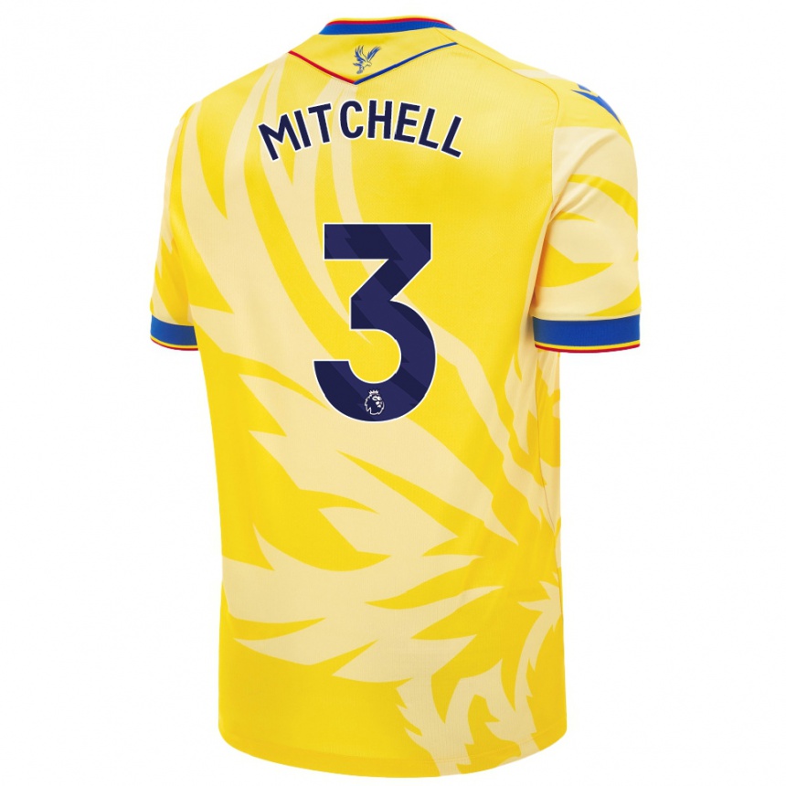 Niño Fútbol Camiseta Tyrick Mitchell #3 Amarillo 2ª Equipación 2024/25 Perú