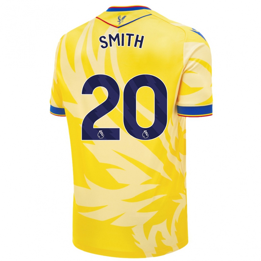 Niño Fútbol Camiseta Hope Smith #20 Amarillo 2ª Equipación 2024/25 Perú