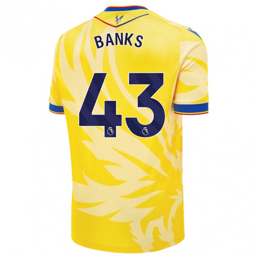 Niño Fútbol Camiseta Scott Banks #43 Amarillo 2ª Equipación 2024/25 Perú