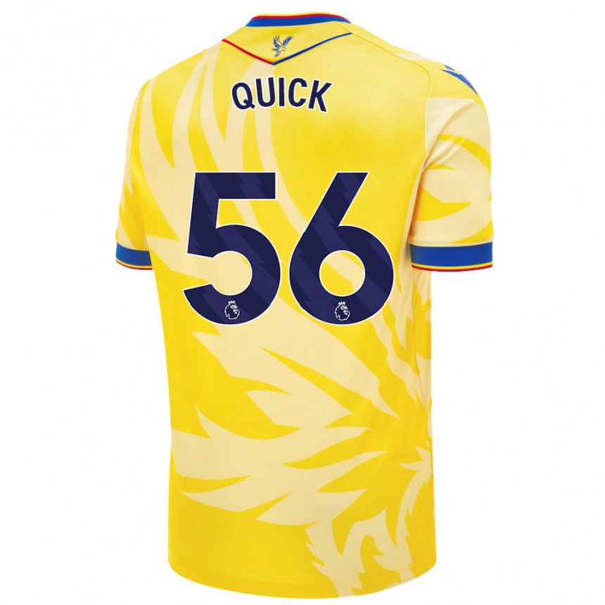 Niño Fútbol Camiseta Daniel Quick #56 Amarillo 2ª Equipación 2024/25 Perú