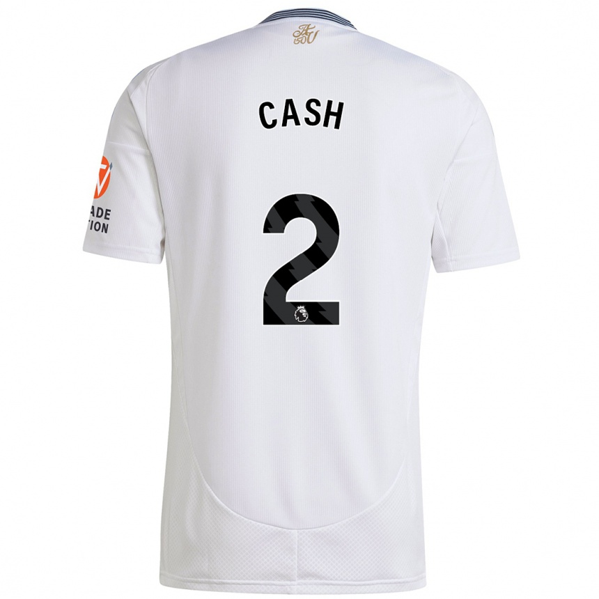 Niño Fútbol Camiseta Matty Cash #2 Blanco 2ª Equipación 2024/25 Perú