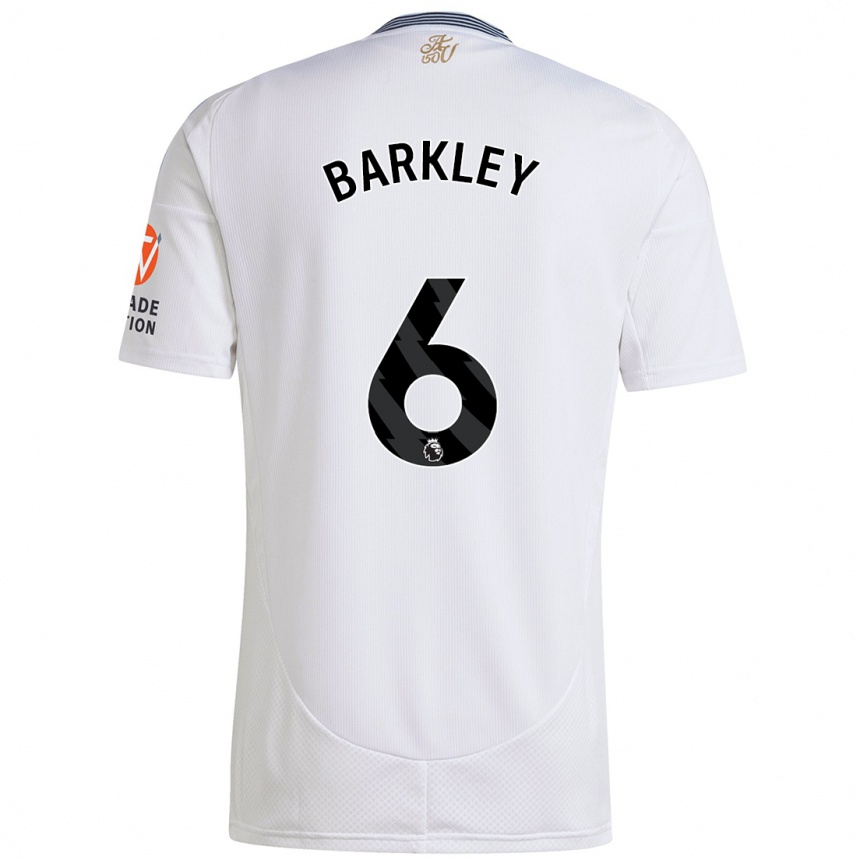 Niño Fútbol Camiseta Ross Barkley #6 Blanco 2ª Equipación 2024/25 Perú