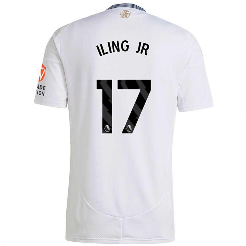 Niño Fútbol Camiseta Samuel Iling-Junior #17 Blanco 2ª Equipación 2024/25 Perú