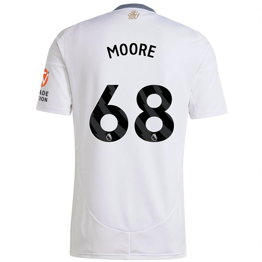 Niño Fútbol Camiseta Kobei Moore #68 Blanco 2ª Equipación 2024/25 Perú