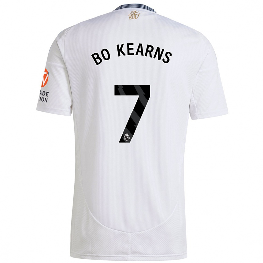 Niño Fútbol Camiseta Missy Bo Kearns #7 Blanco 2ª Equipación 2024/25 Perú