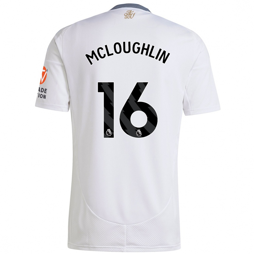 Niño Fútbol Camiseta Olivia Mcloughlin #16 Blanco 2ª Equipación 2024/25 Perú