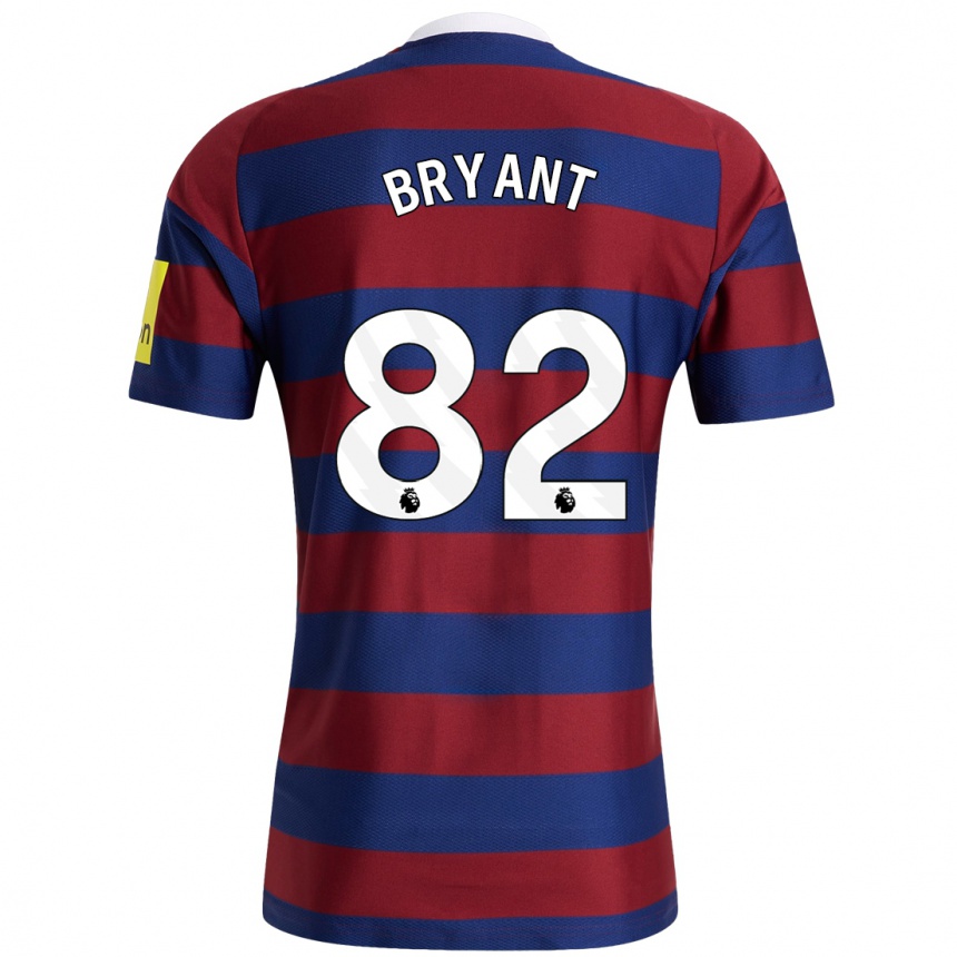 Niño Fútbol Camiseta Thomas Bryant #82 Burdeos Azul Marino 2ª Equipación 2024/25 Perú