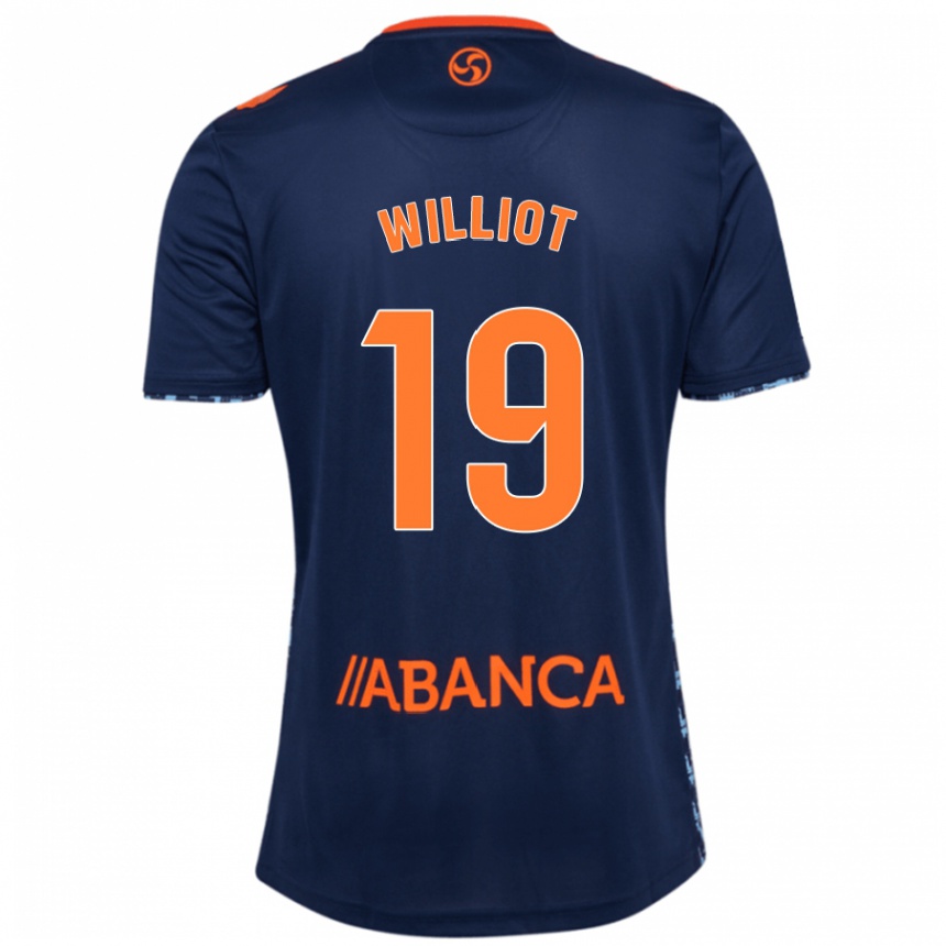 Niño Fútbol Camiseta Williot Swedberg #19 Azul Marino 2ª Equipación 2024/25 Perú