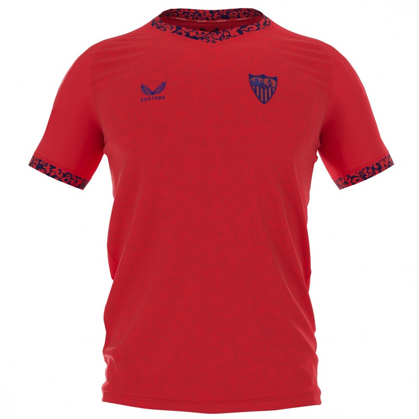 Niño Fútbol Camiseta Pablo Rivera #6 Rojo 2ª Equipación 2024/25 Perú