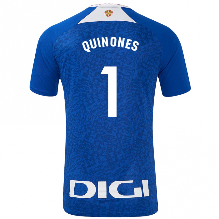 Niño Fútbol Camiseta Mariasun Quiñones #1 Azul Real 2ª Equipación 2024/25 Perú