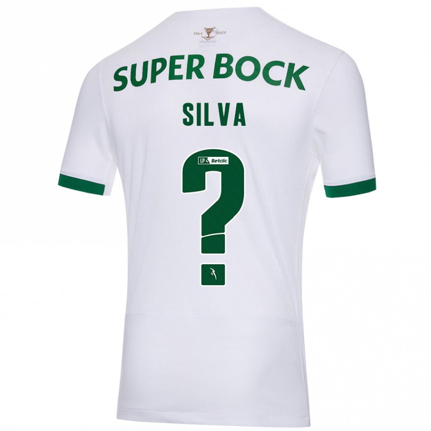 Niño Fútbol Camiseta Francisco Silva #0 Blanco Verde 2ª Equipación 2024/25 Perú