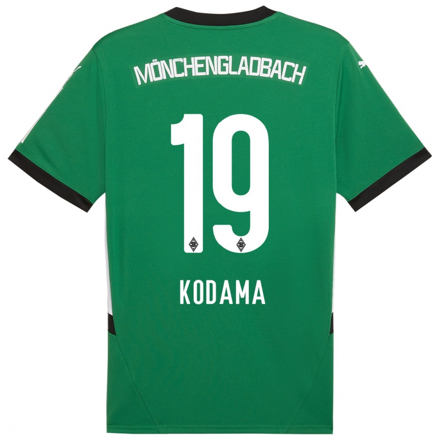 Niño Fútbol Camiseta Keiko Kodama #19 Verde Blanco 2ª Equipación 2024/25 Perú