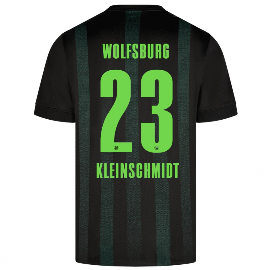 Niño Fútbol Camiseta Max Kleinschmidt #23 Verde Oscuro 2ª Equipación 2024/25 Perú