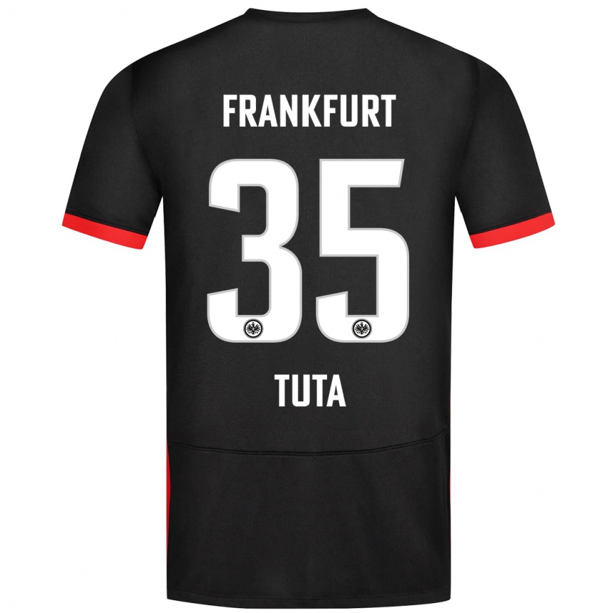 Niño Fútbol Camiseta Tuta #35 Negro 2ª Equipación 2024/25 Perú