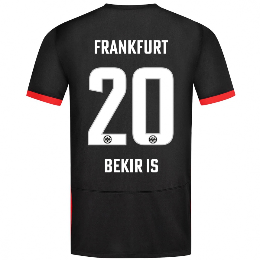 Niño Fútbol Camiseta Eba Bekir Is #20 Negro 2ª Equipación 2024/25 Perú