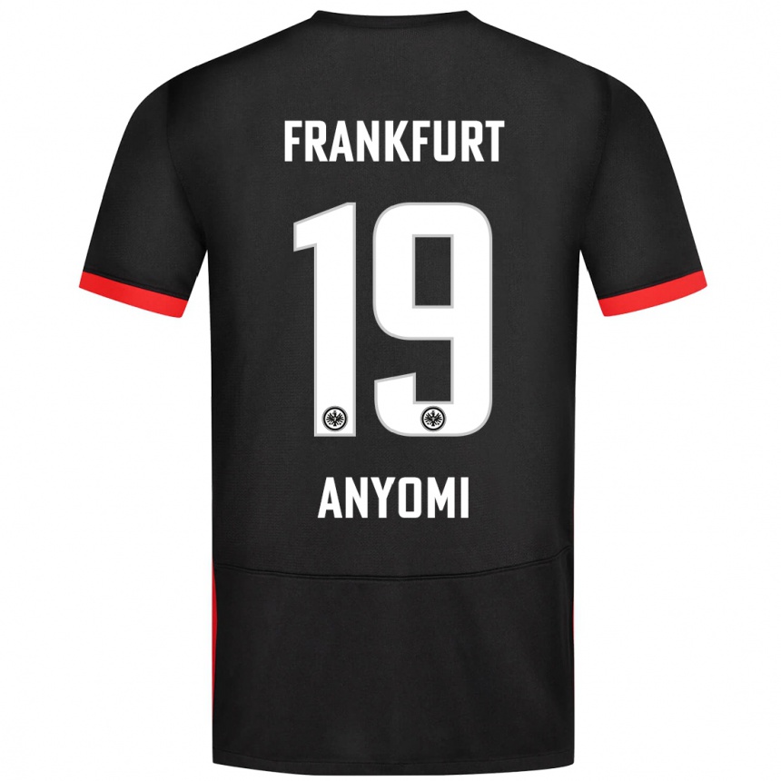 Niño Fútbol Camiseta Nicole Anyomi #19 Negro 2ª Equipación 2024/25 Perú