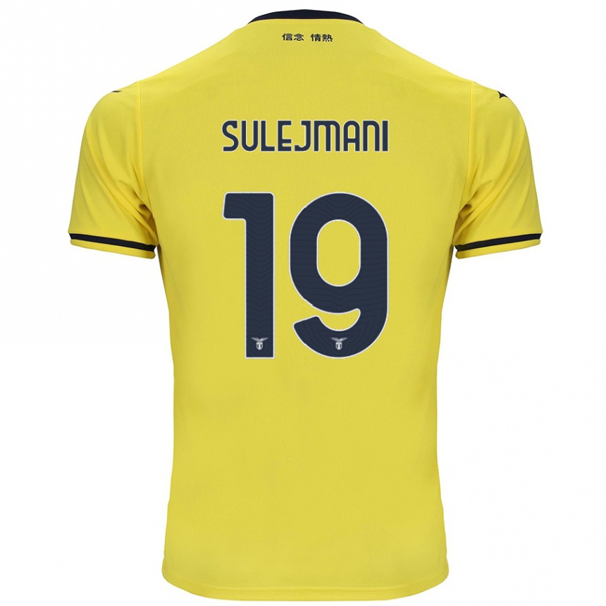 Niño Fútbol Camiseta Flavio Sulejmani #19 Amarillo 2ª Equipación 2024/25 Perú