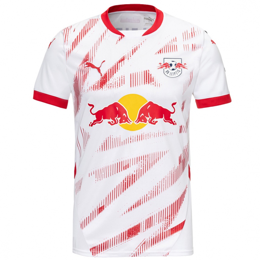 Hombre Fútbol Camiseta Tim Köhler #31 Blanco Rojo 1ª Equipación 2024/25 Perú